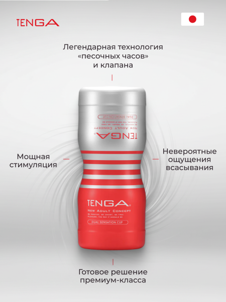 TOC-204 - Мастурбатор Tenga Dual Sentation Cup | Казанова 69