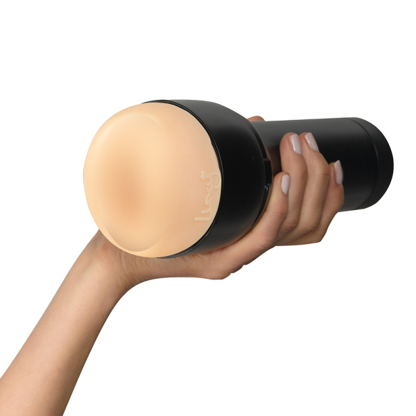 FeelLuxy stroker held hand showing orrifice