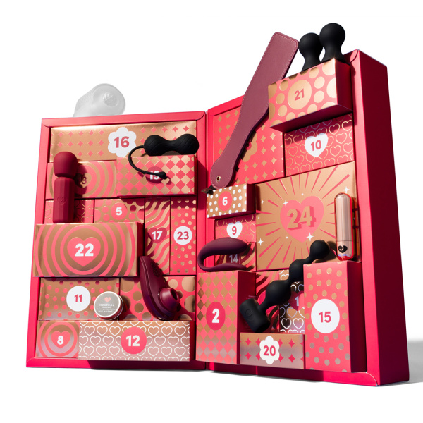 88189- 88190 Couples Advent Calendar 2026 - Open Calendar with Toys White Edit